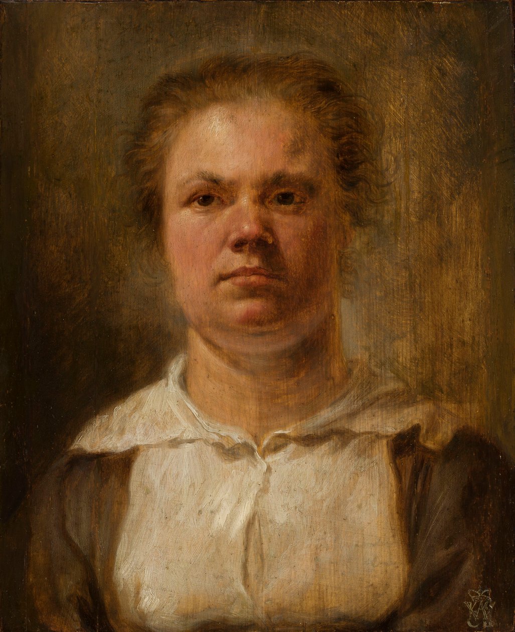 Buste af en kvinde af Adriaen van Ostade