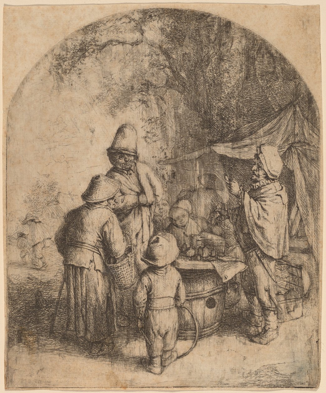 Kvaksalver af Adriaen van Ostade