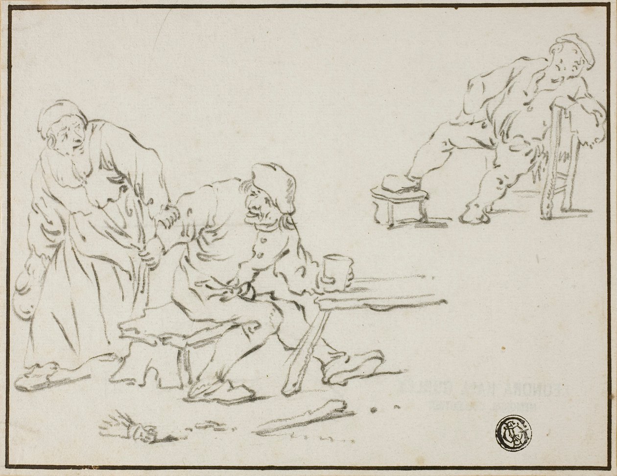 Tavern Scene af Adriaen van Ostade