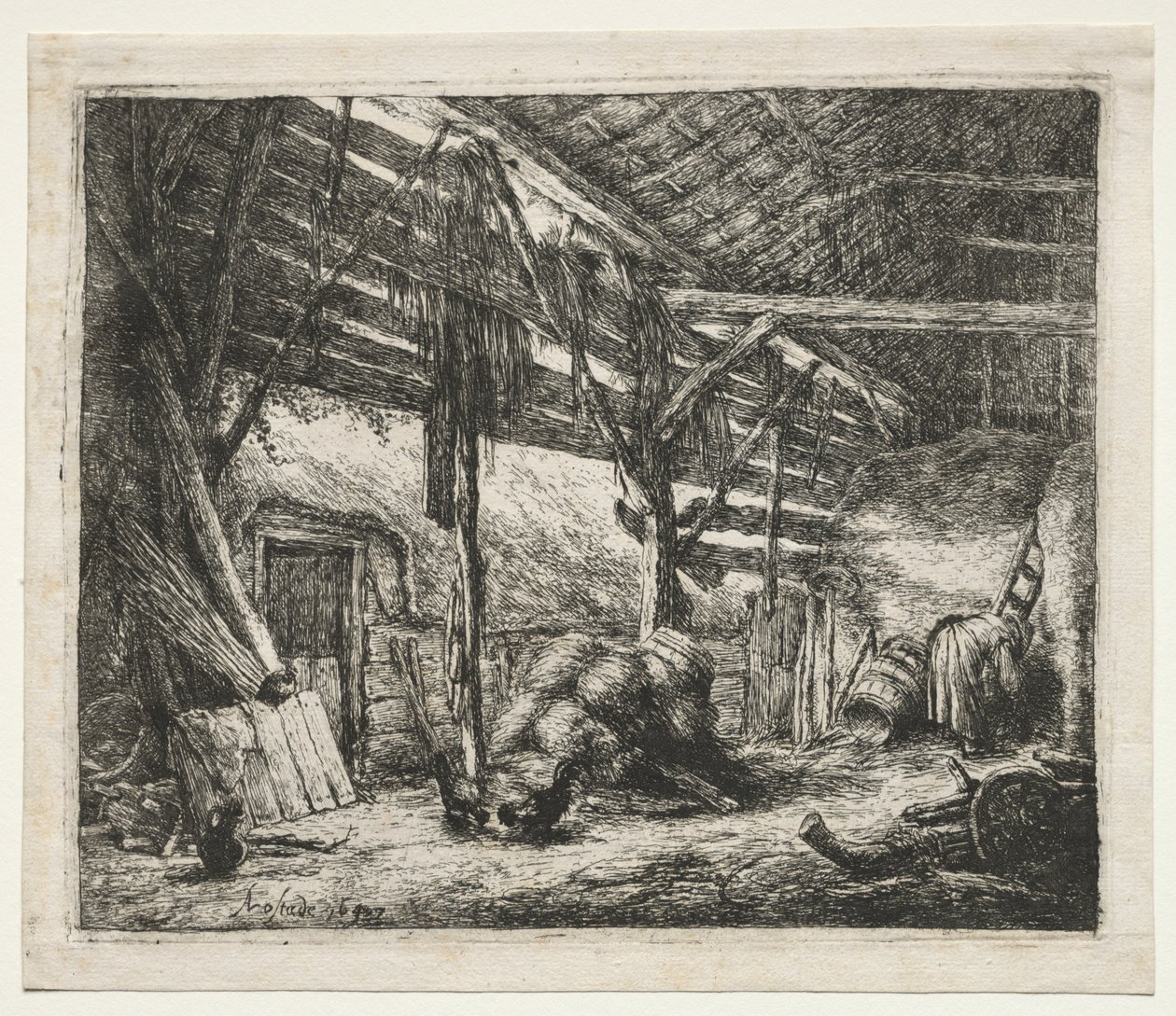 Ladegården af Adriaen van Ostade