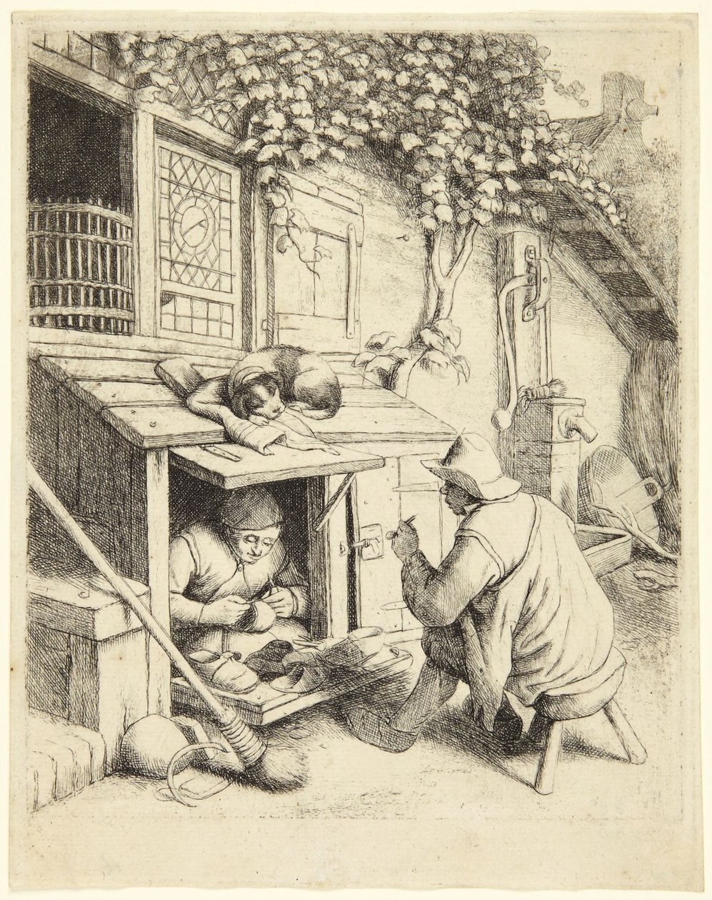 Skomageren af Adriaen van Ostade