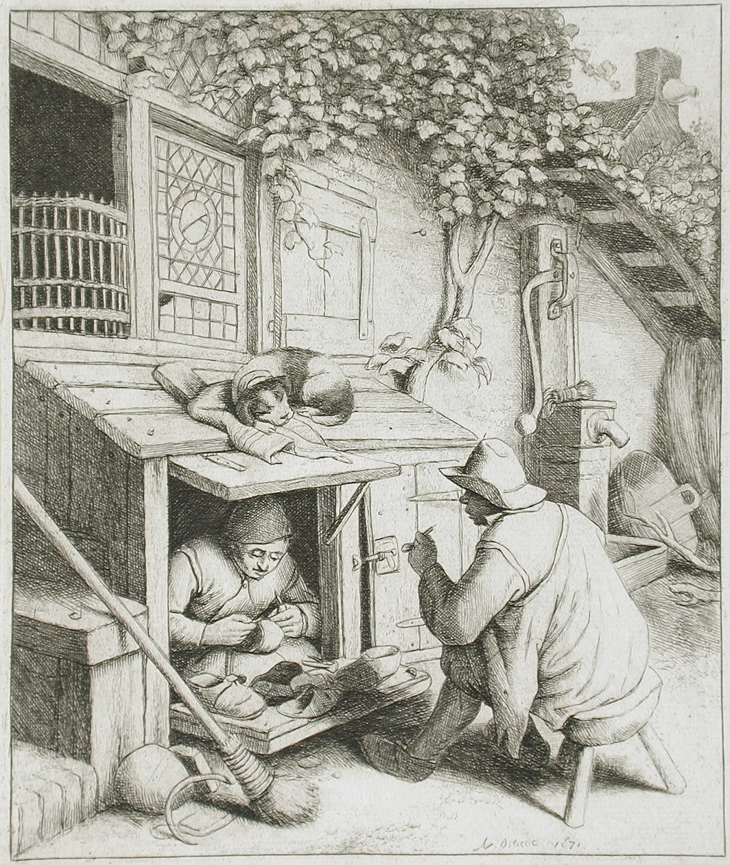 Skomageren af Adriaen van Ostade