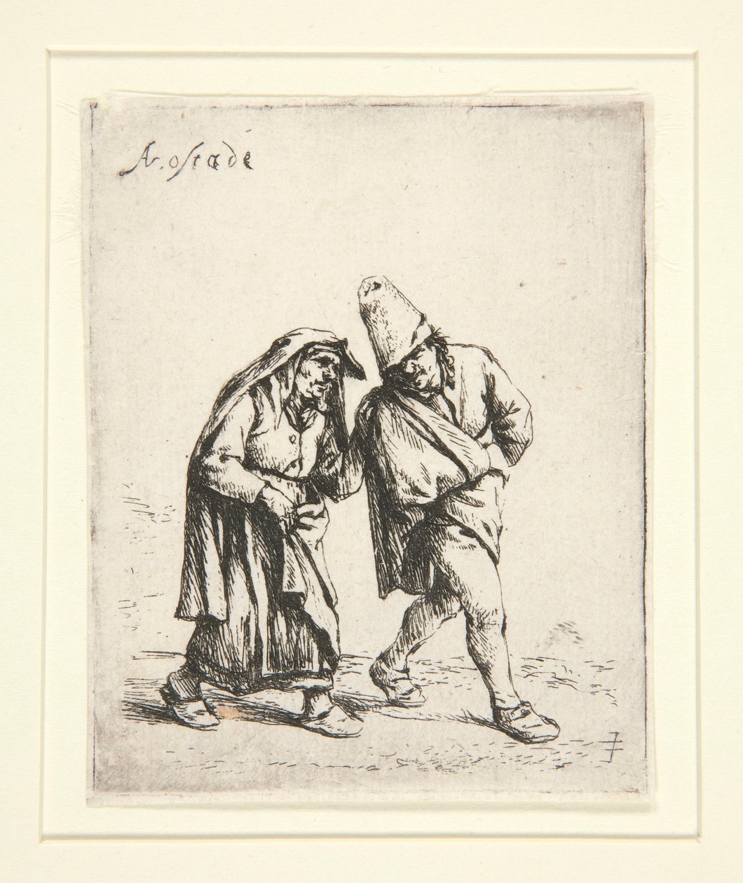 Parret går af Adriaen van Ostade
