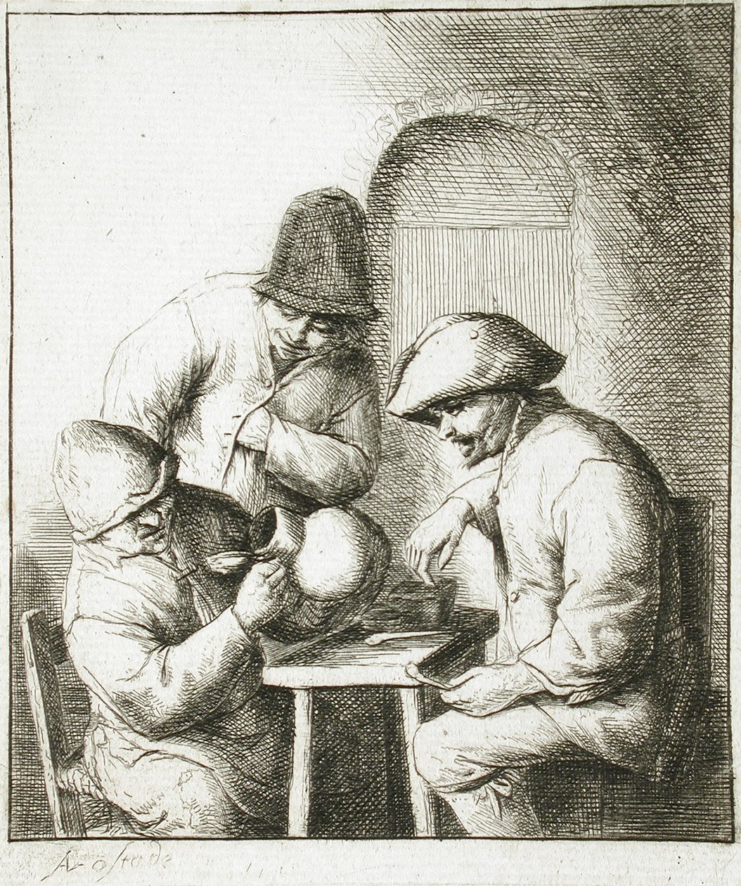 Den tomme kande af Adriaen van Ostade