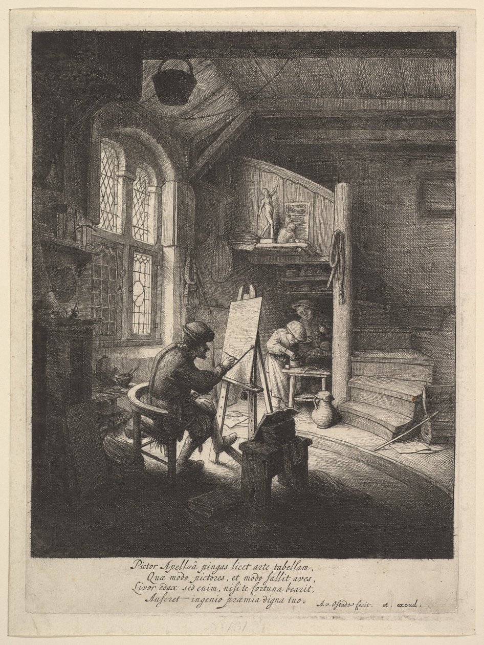 Maleren af Adriaen van Ostade
