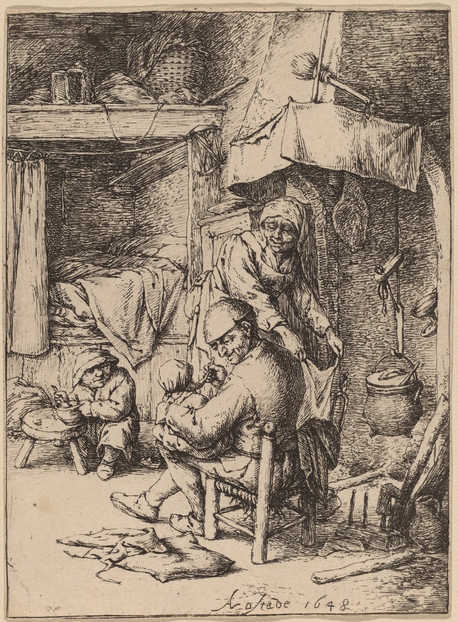 Pater Familias af Adriaen van Ostade