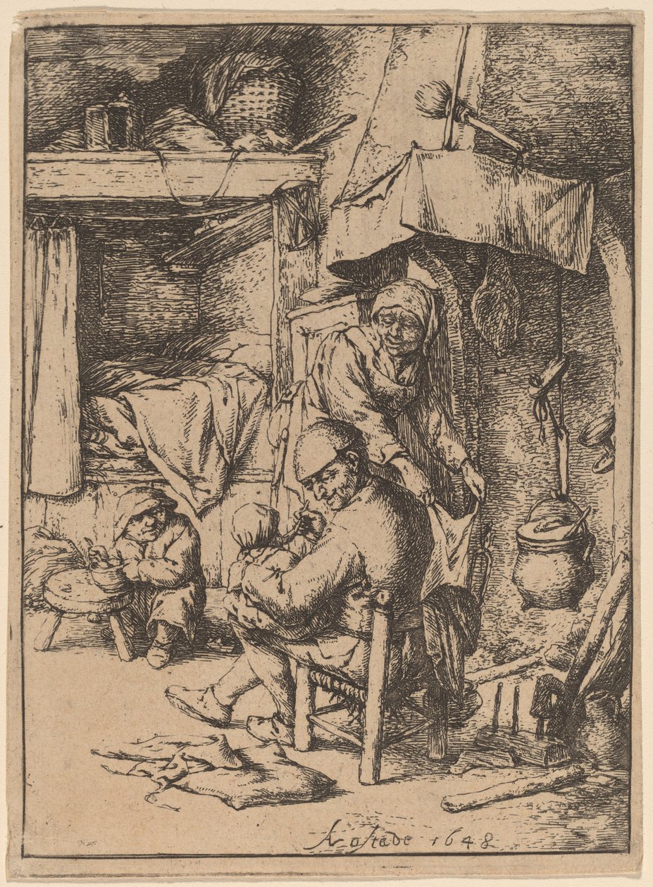 Pater Familias af Adriaen van Ostade