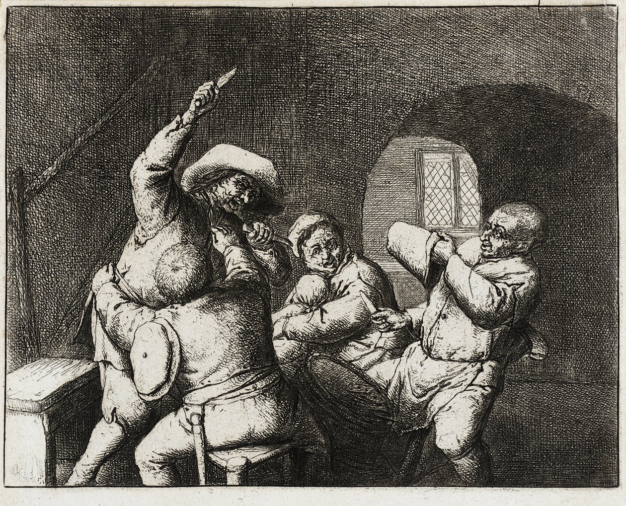 Bøndernes skænderi af Adriaen van Ostade
