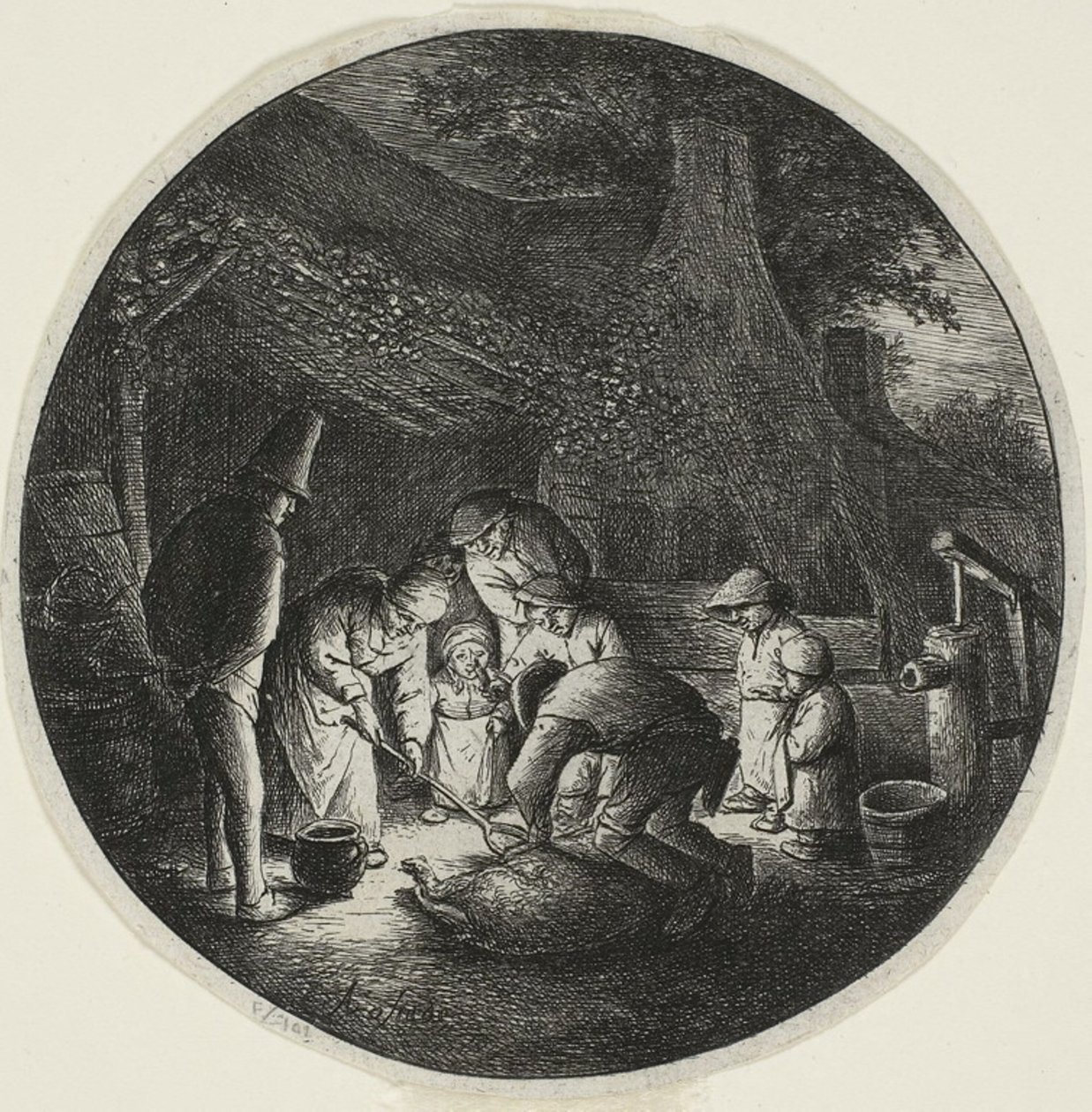 Grisemorderne af Adriaen van Ostade