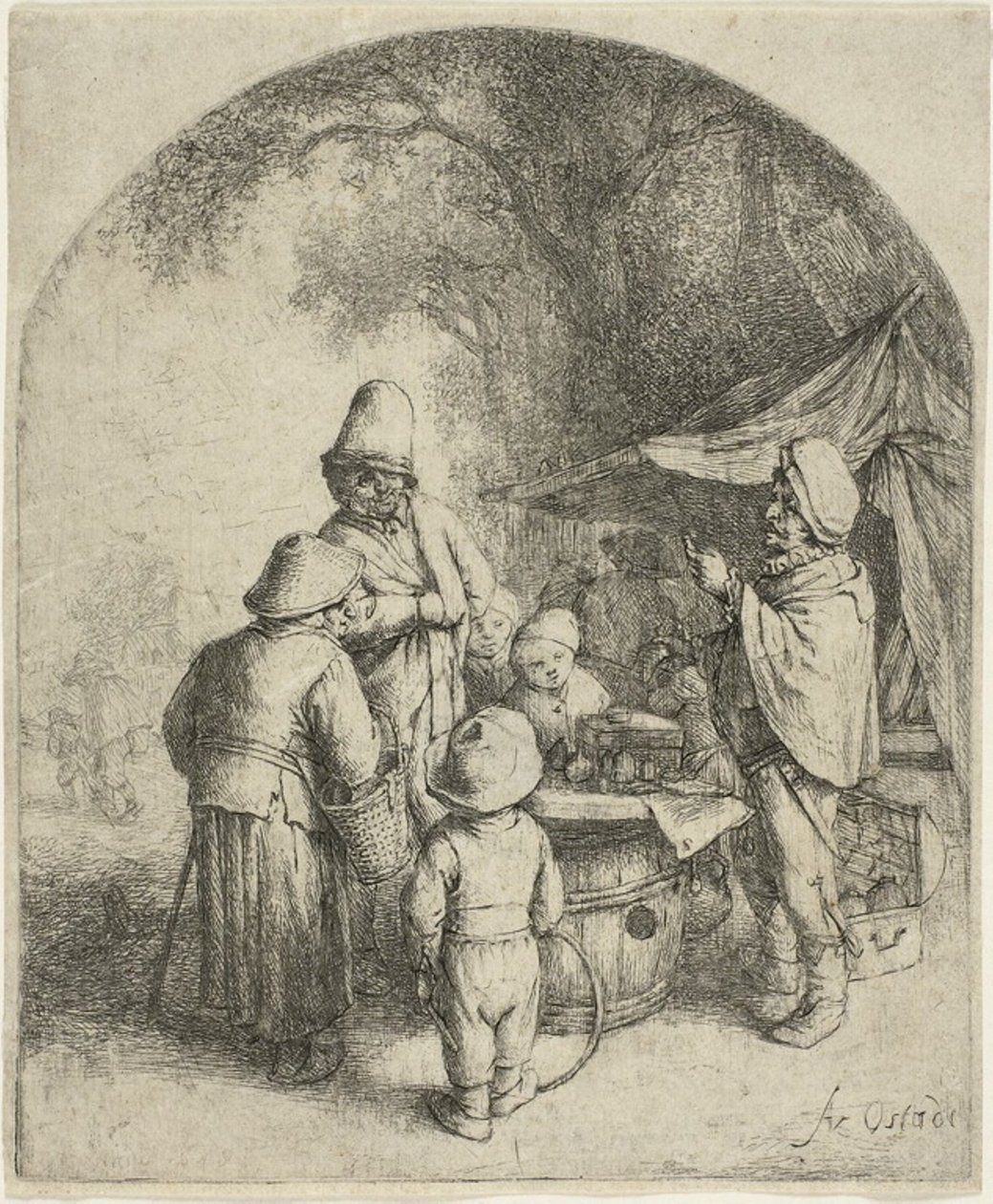 Kvaksalveren af Adriaen van Ostade