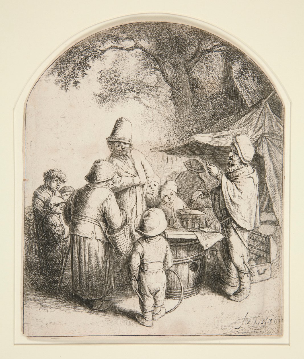 Kvaksalveren af Adriaen van Ostade