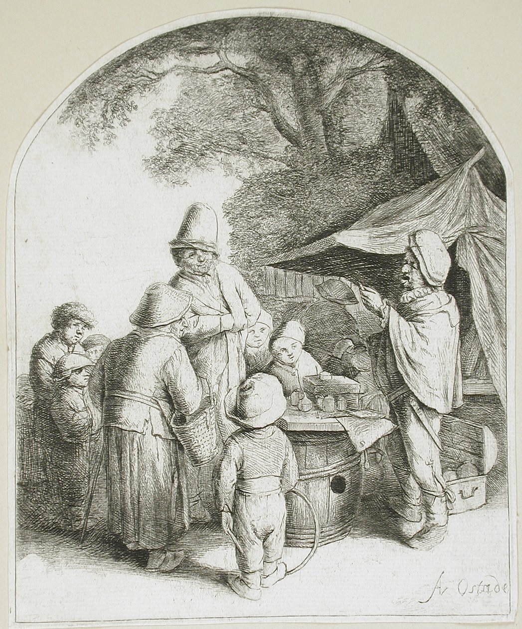 Kvaksalveren af Adriaen van Ostade