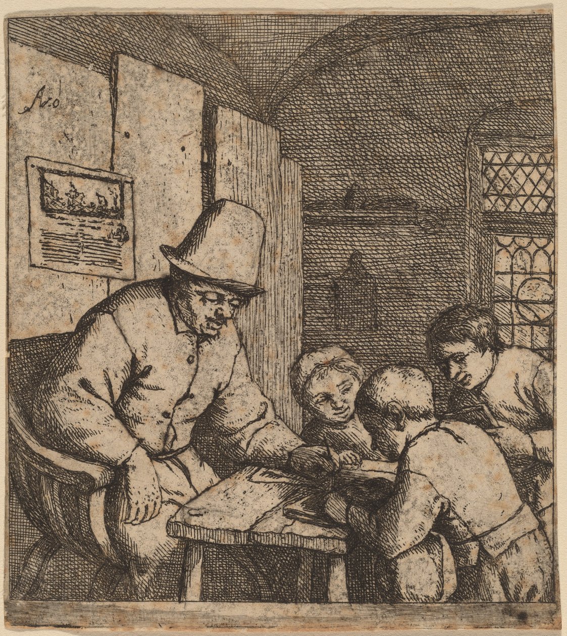 Skolemesteren af Adriaen van Ostade