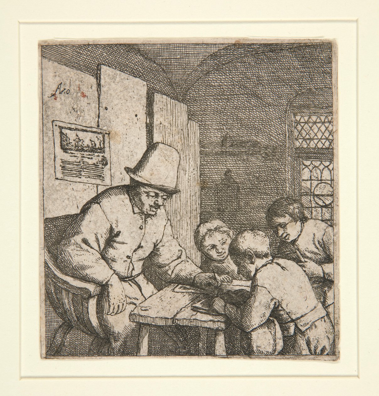 Skolemesteren af Adriaen van Ostade