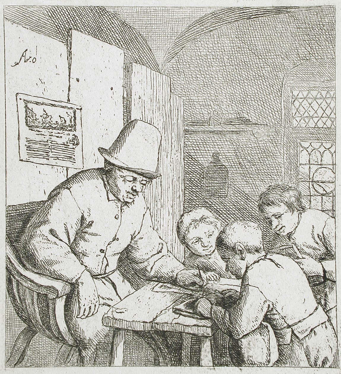 Skolelæreren af Adriaen van Ostade