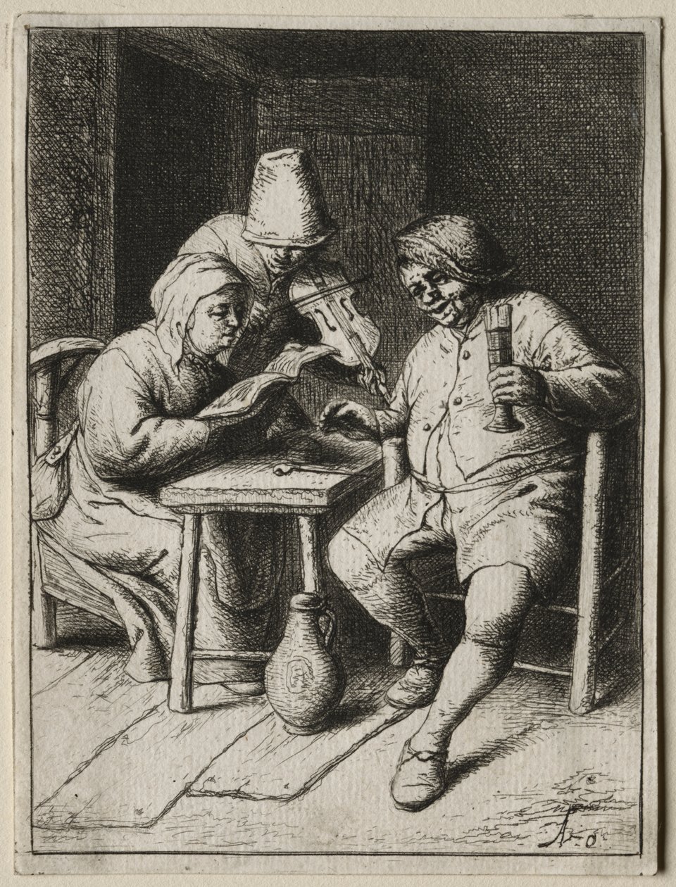 Sangeren af Adriaen van Ostade