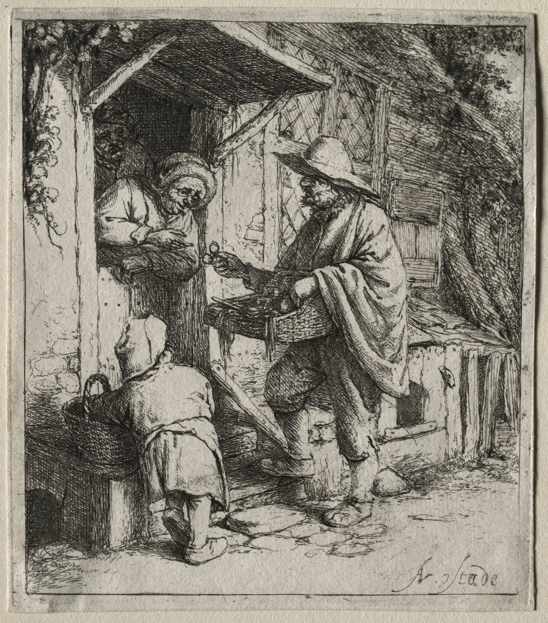 Brillesælgeren af Adriaen van Ostade