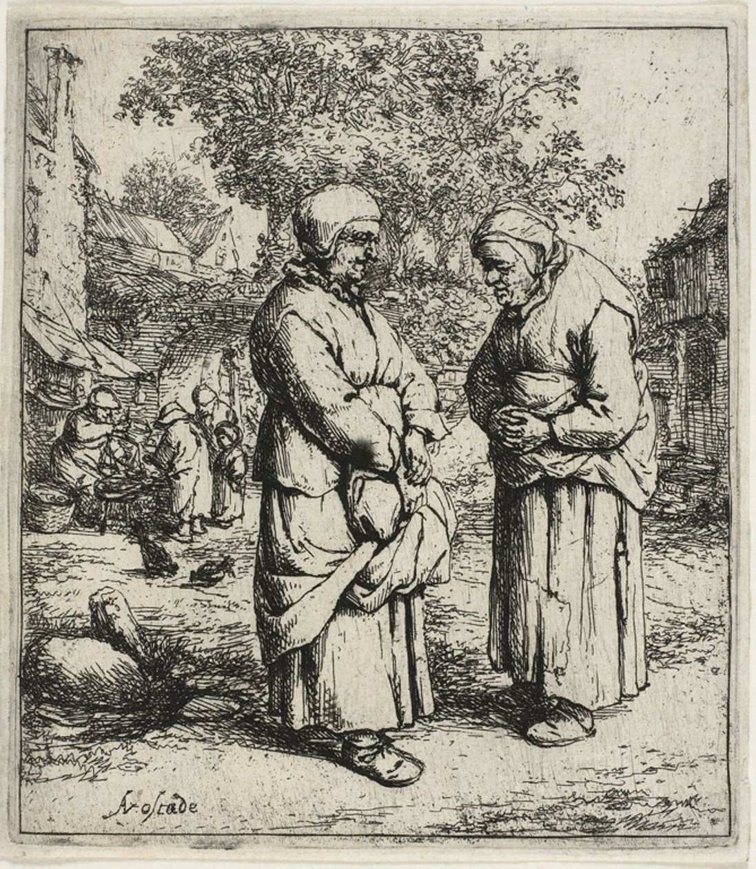 De to sladdere af Adriaen van Ostade