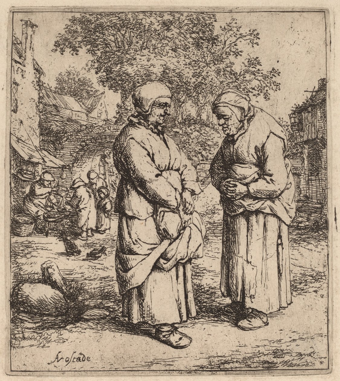 To sladder af Adriaen van Ostade