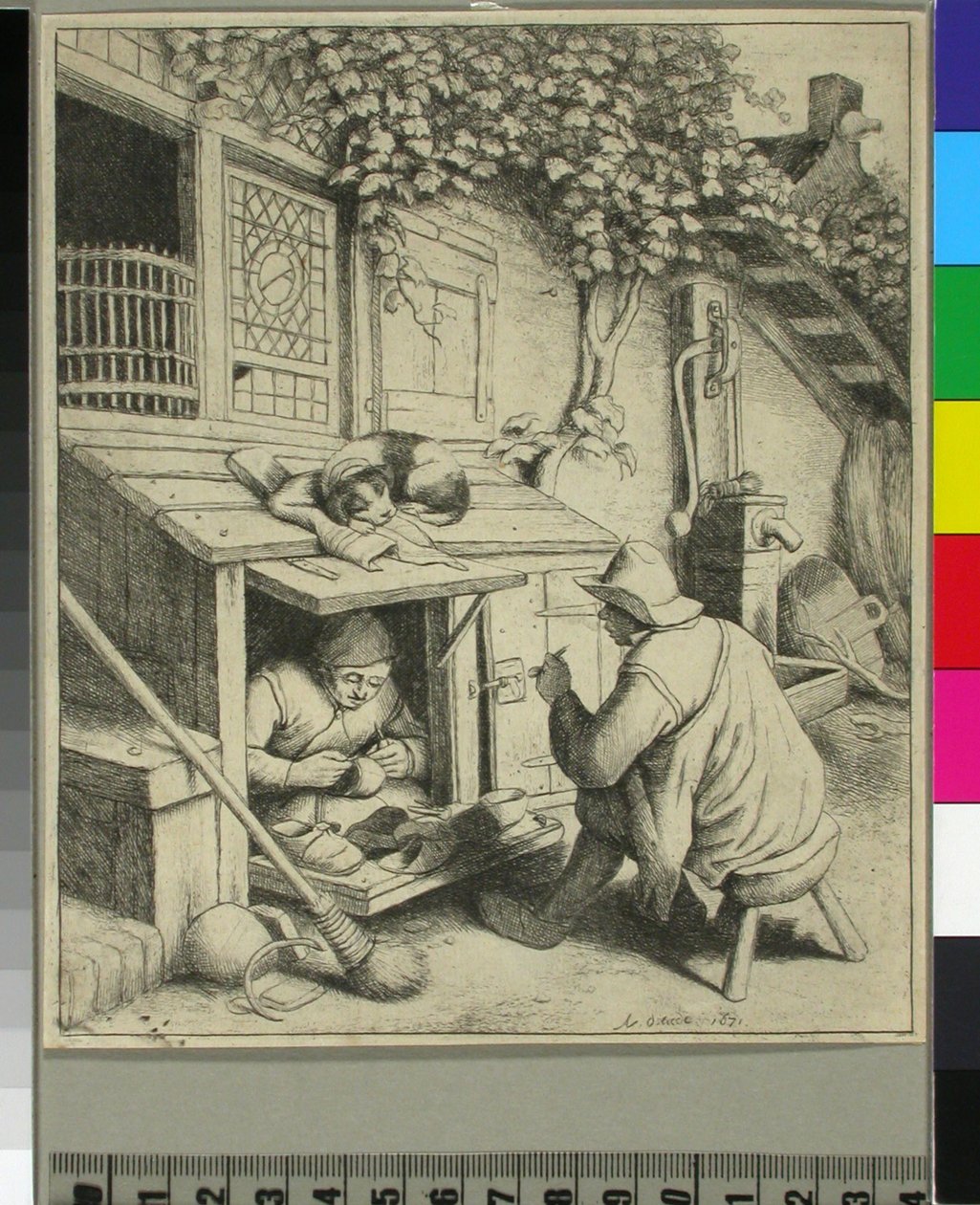 Ohne Titel af Adriaen van Ostade