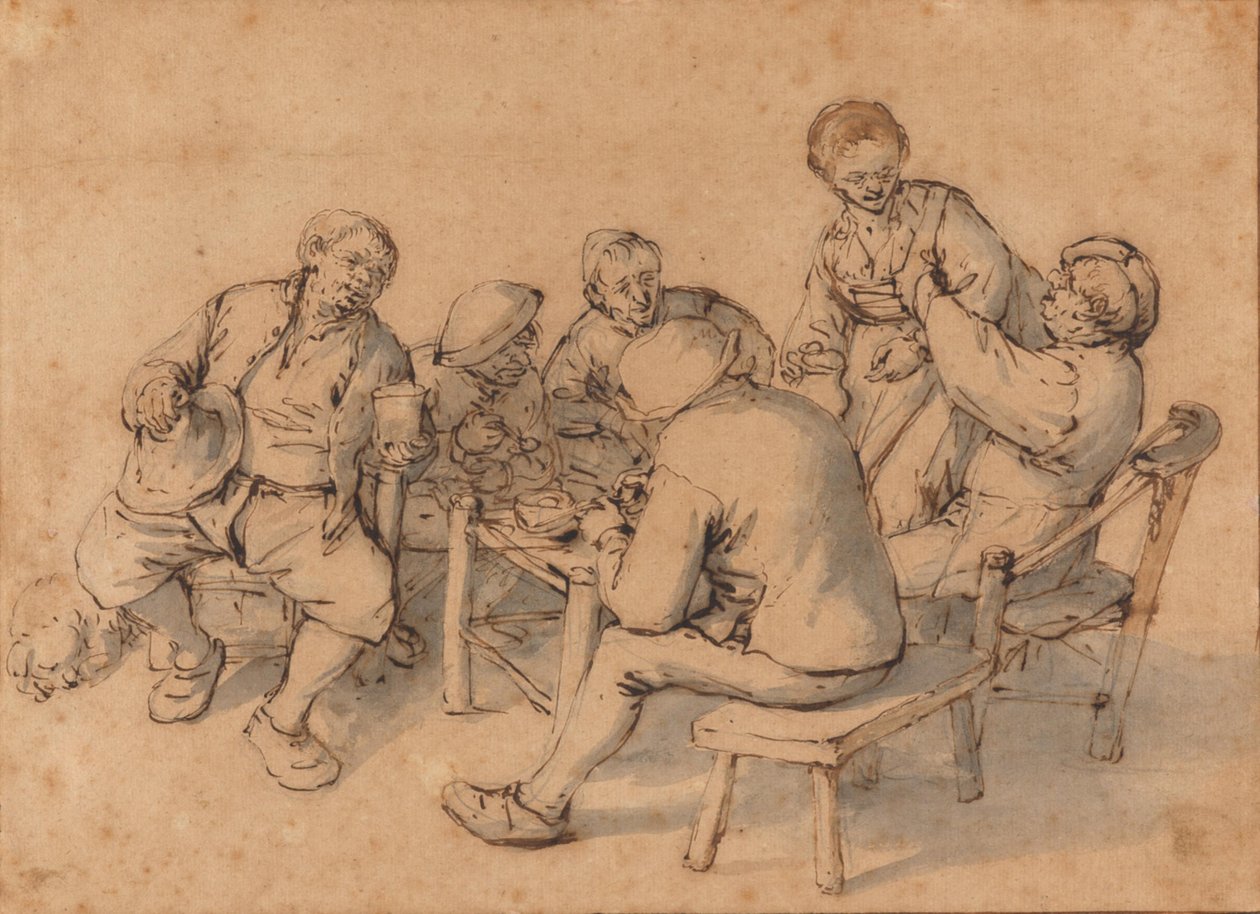 Muntert selskab af Adriaen van Ostade