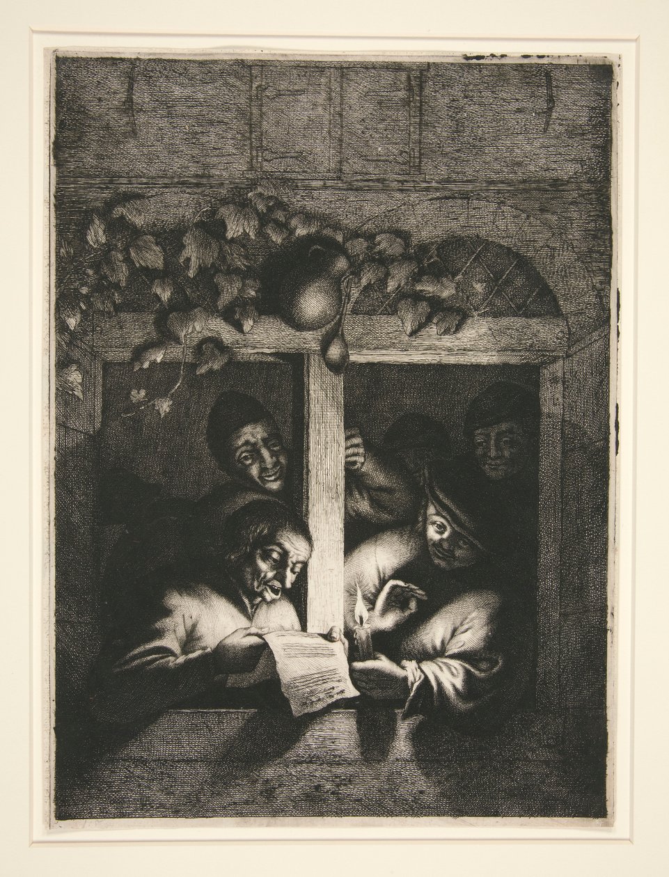 en. Skomageren f. Sangerne af Adriaen van Ostade