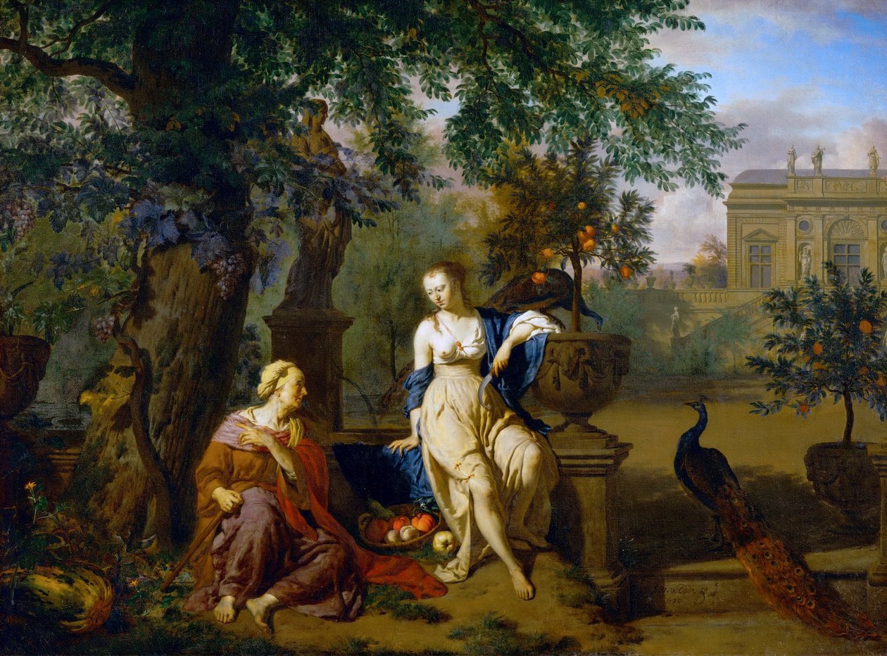 Tysk: Vertumnus og Pomona Vertumnus og Pomona af Adriaen van de Velde