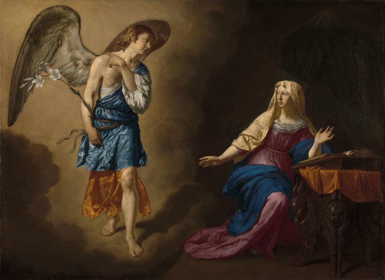 Bebudelsen til Jomfruen af Adriaen van de Velde