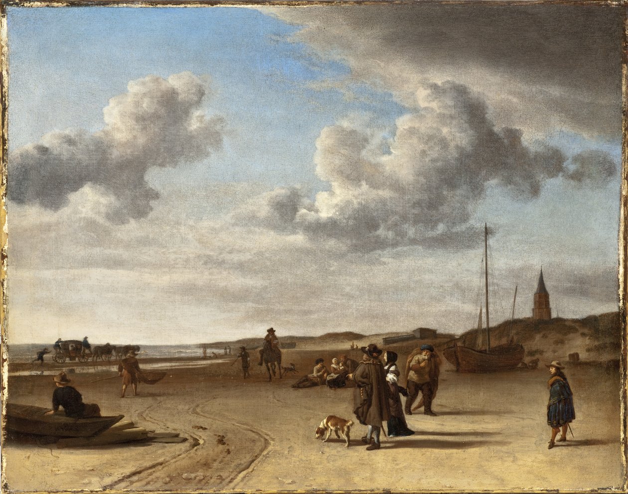 Stranden i Scheveningen af Adriaen van de Velde