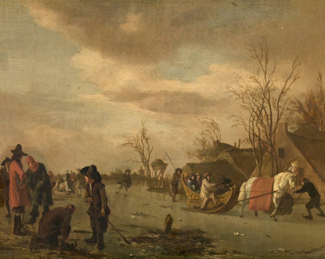Vinterfornøjelser af Adriaen van de Velde