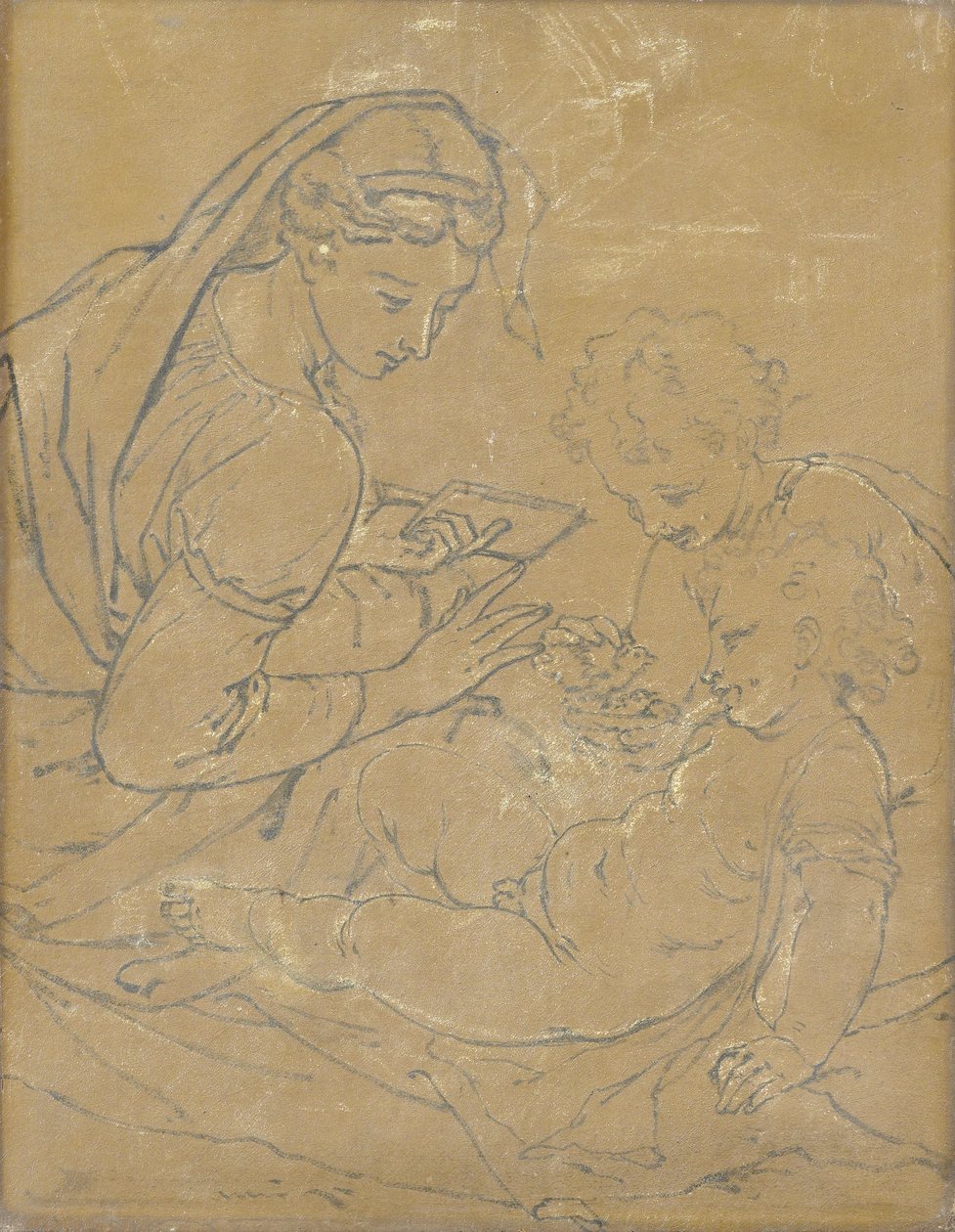 Madonna og barn med St. John af Adriaen van der Werff