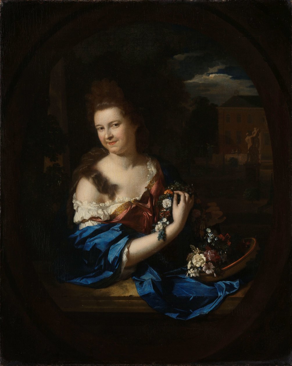 Portræt af Margaretha Rendorp, hustru til Jan van de Poll af Adriaen van der Werff