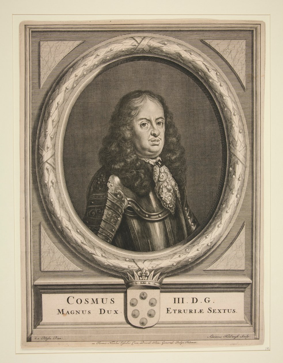 Cosimo III (1 af 31 portrætter) af Adrian Haelwegh