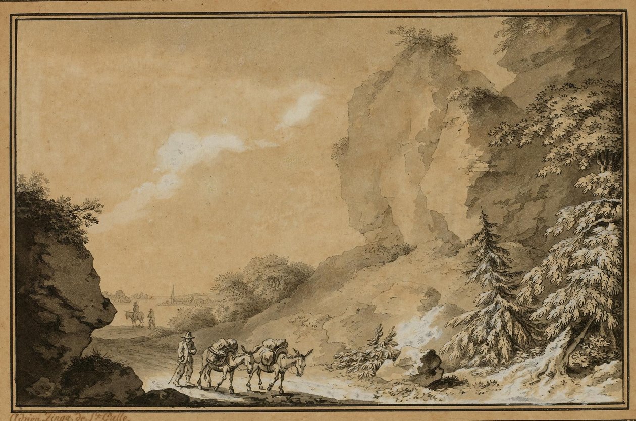 Schweizisk landskabsindtryk af Adrian Zingg
