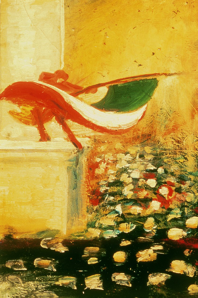 The Intervention, 1915 (olie på kort) af Adriana Bisi Fabbri