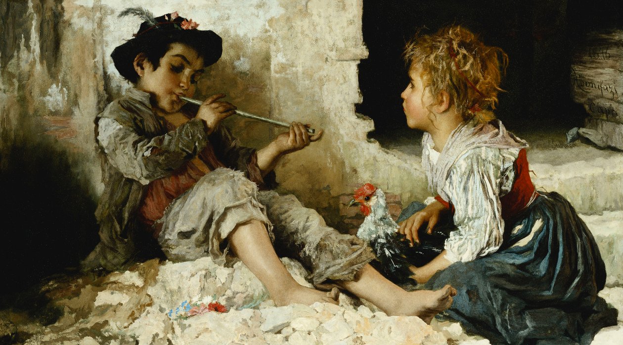 Et betaget publikum, 1876 af Adriano Bonifazi