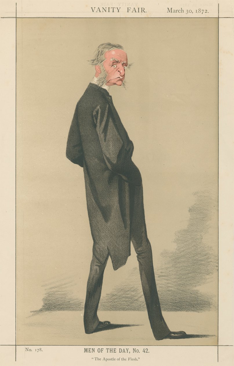 The Apostle of the Flesh, Canon Kingsley (Vanity Fair-serien) af Adriano Cecioni