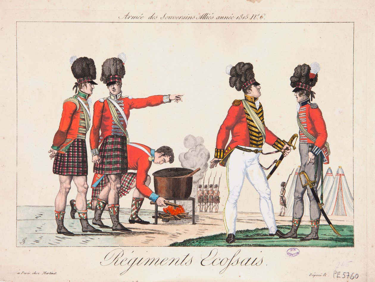 Scottish Regiments, Army of the Allied Sovereigns, 1815 af Adrien Pierre Francois Godefroy