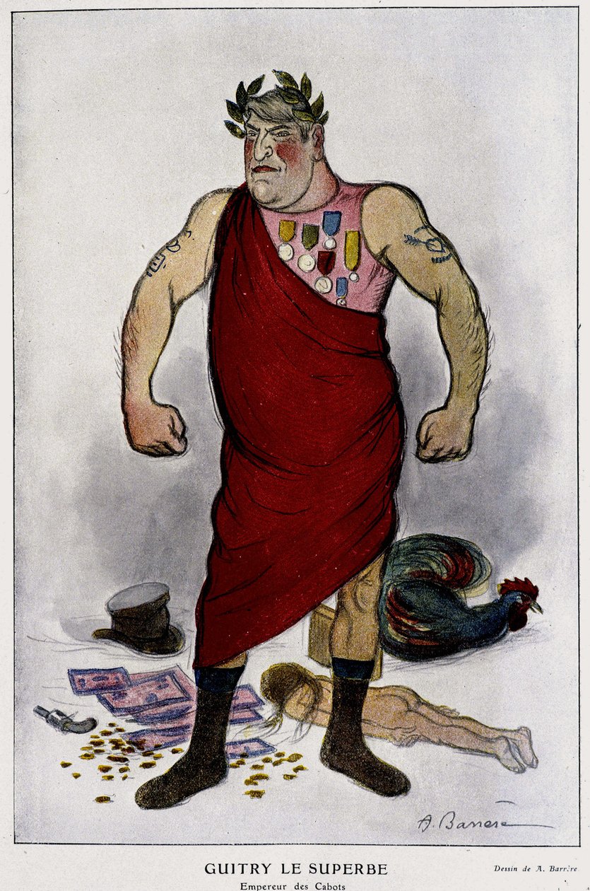 Guitry den suveræne, Cabots kejser. Komiker, dramatiker og instruktør i fransk film - i "Fantasio" af 01/12/1911. af Adrien Barrere