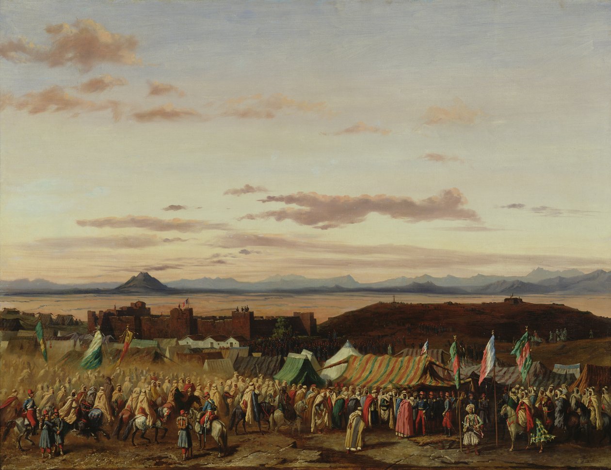 Indtagelsen af Setif under erobringen af Algeriet, 21. oktober 1839, 1844 af Adrien Dauzats