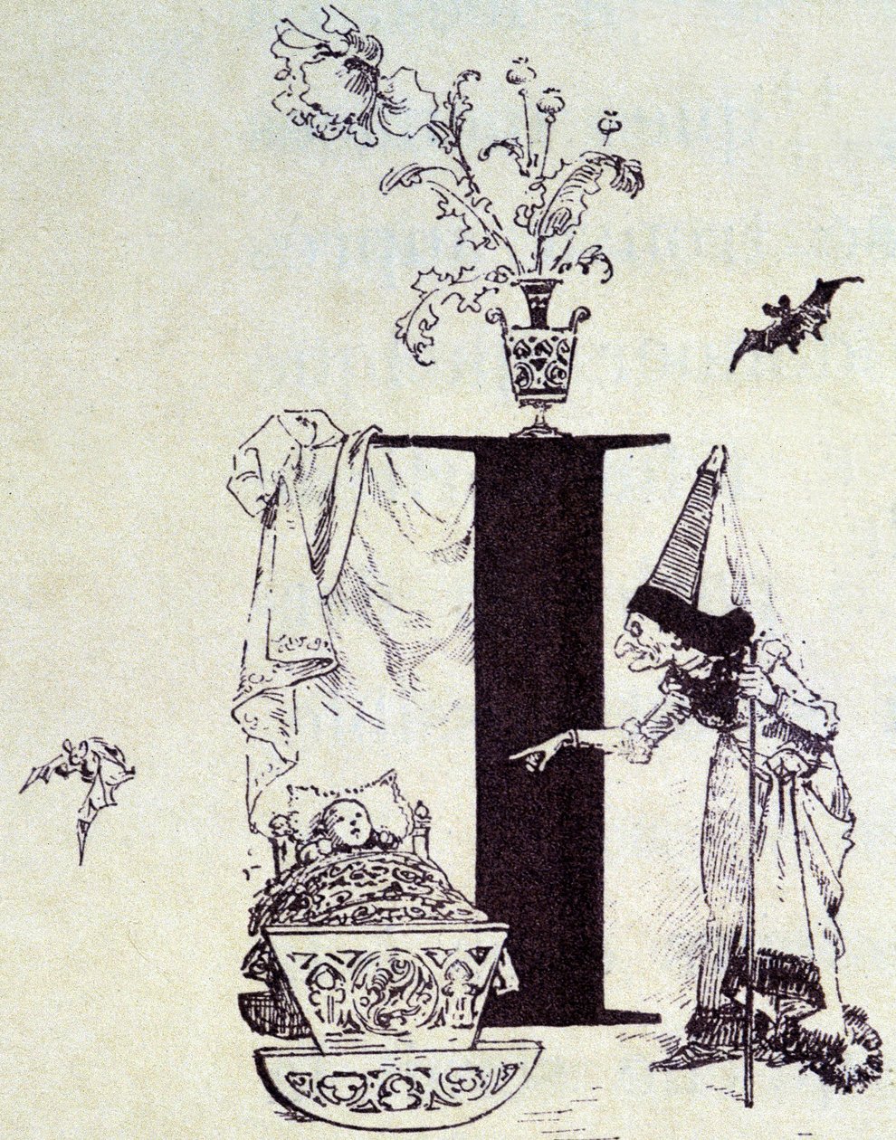 Tornerose - i "Les Contes de Fées"" af Charles Perrault, illustrationer af Adrien Marie af Adrien Emmanuel Marie