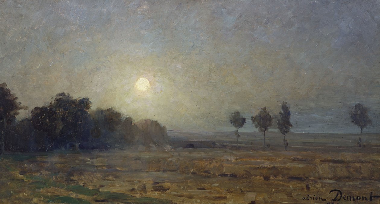 Studie for Trolovelsen, 1886 af Adrien Louis Demont