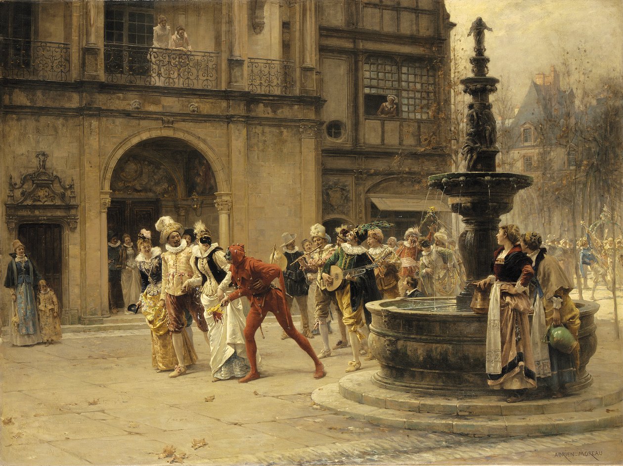 Karnevalsoptoget af Adrien Moreau