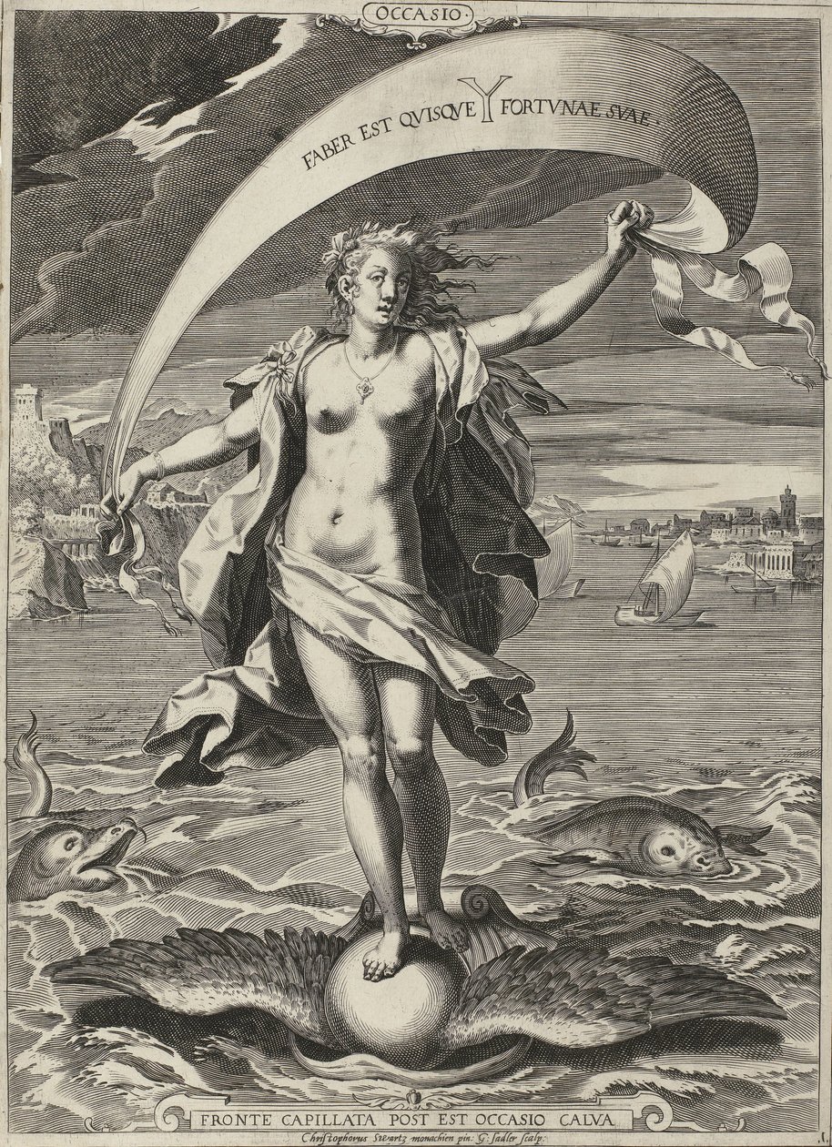 Gelegenheid / Mulighed Anledning (titel på objekt) af Egidius  Sadeler (II)