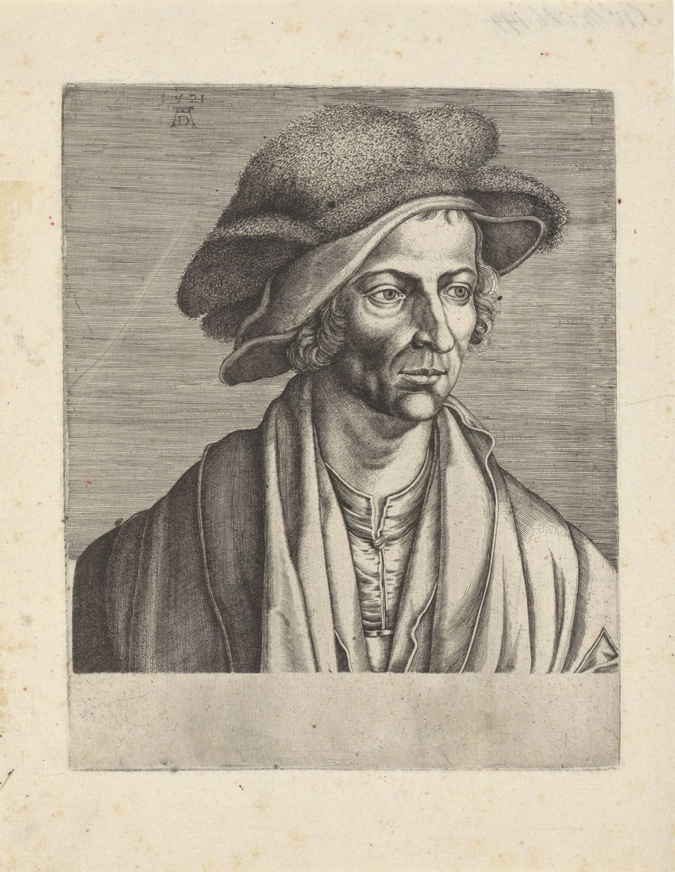 Portræt af Joachim Patinier af Egidius  Sadeler (II)