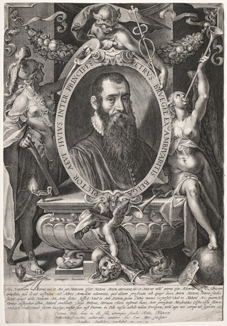 Pieter Bruegel af Aegidius Sadeler