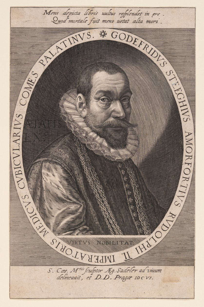 Godfried Steeghuis, læge og kammerherre af Aegidius Sadeler II
