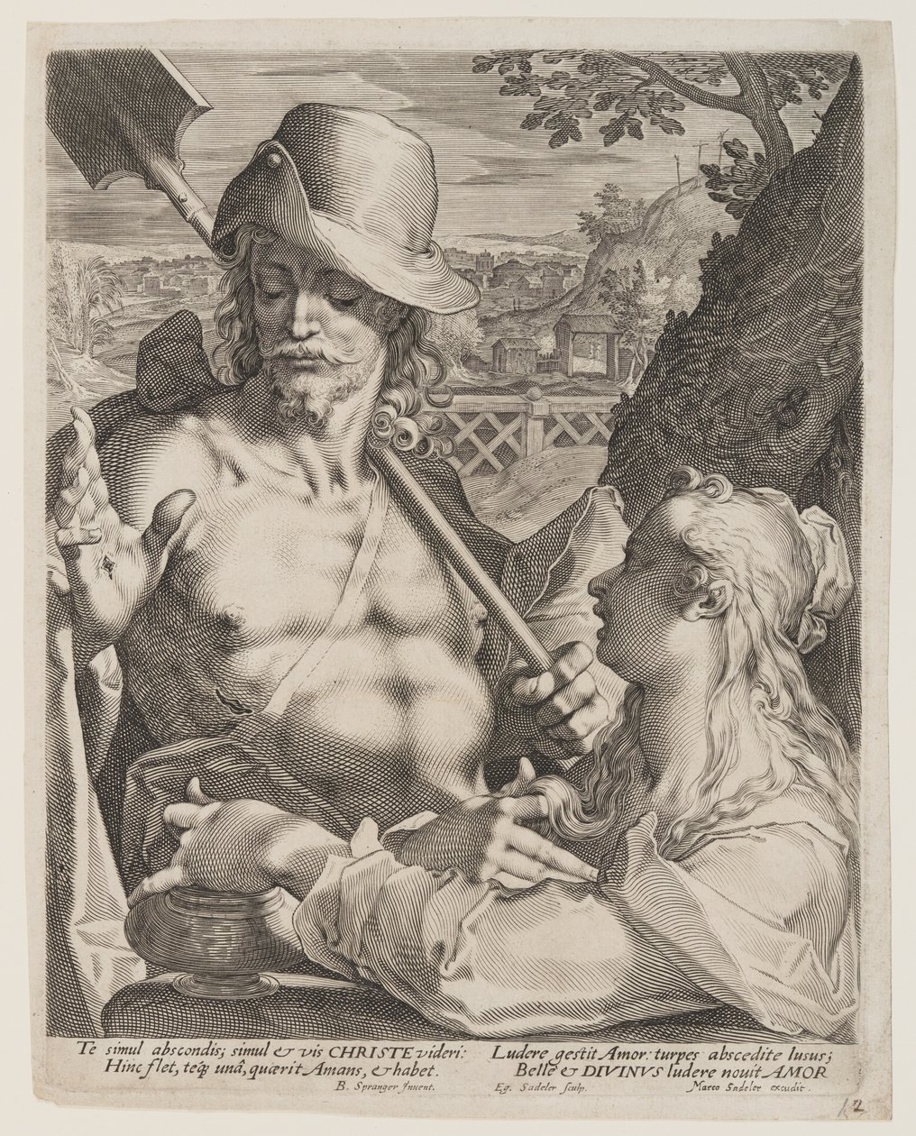 Noli me tangere af Aegidius Sadeler II