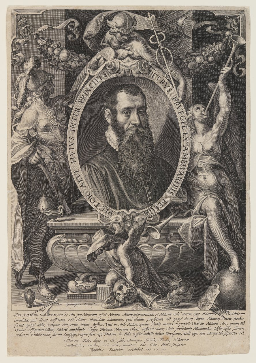 Pieter Brueghel II af Aegidius Sadeler II