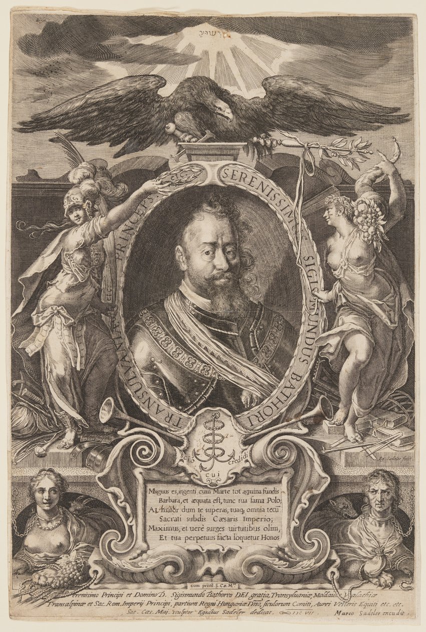 Sigismund Bathori, prins af Transsylvanien af Aegidius Sadeler II